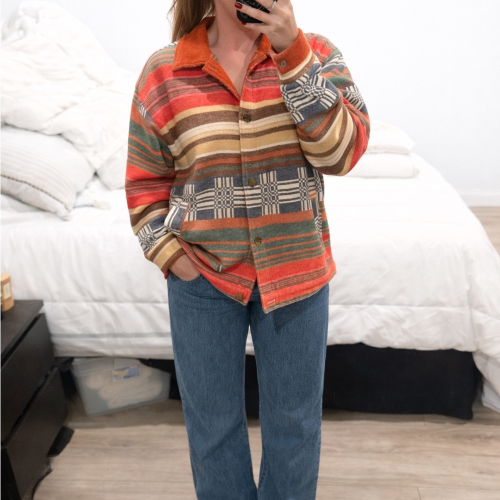 Brixton Multicolor Striped Jacket - image 1